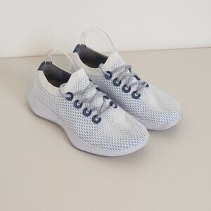 Allbirds Tree Dasher 2 Blizzard White Blue Running‎ Active Shoes Women's Sz 9